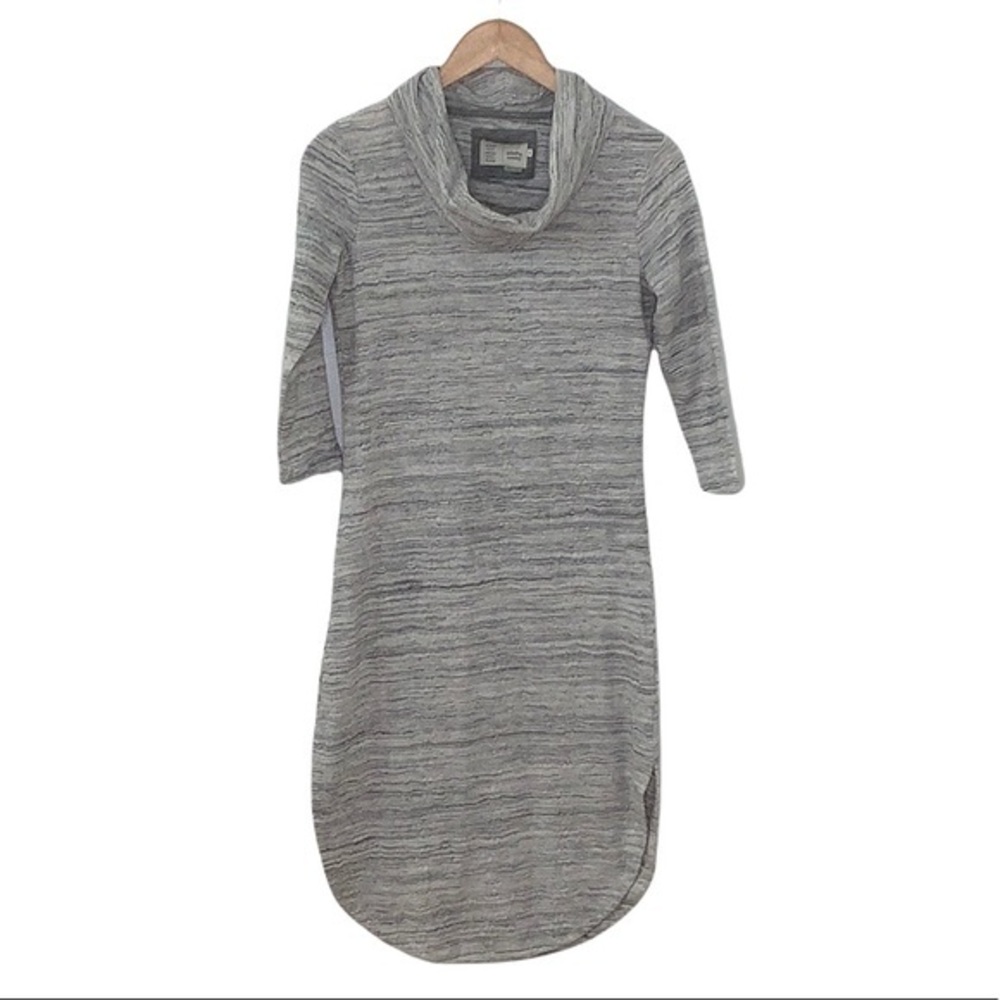 Anthropologie Saturday Sunday Crow neck 3/4 sleeves sweater maxi dress SZ XS EUC